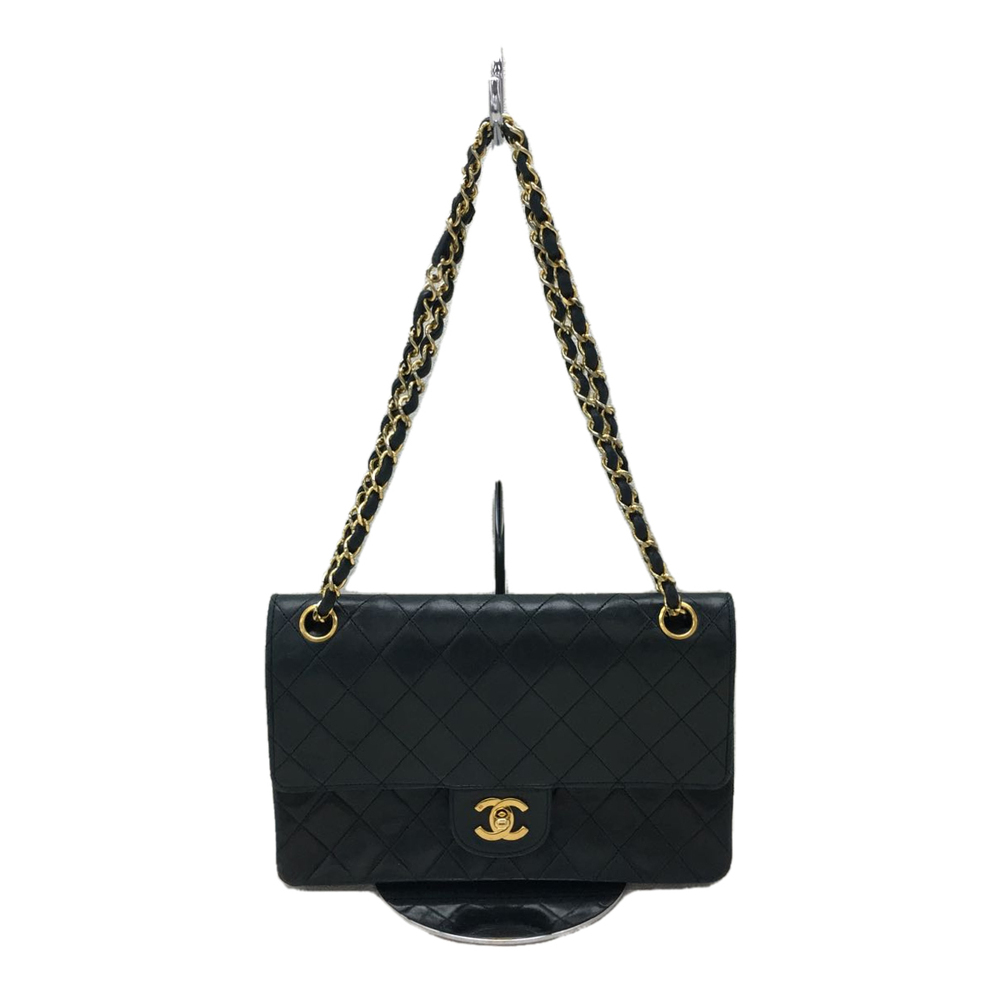 Chanel Leather Plain Matelasse Shoulder Bag